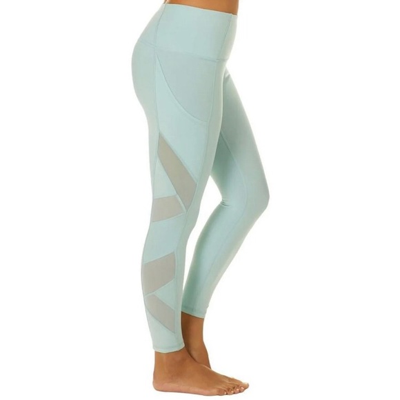 RBX Pants - RBX active athletic leggings with mesh panel